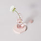 Frendorf | Rosivina Pink Glas Kerzenhalter & Vasen Set | Elegantes Design | Vielseitige Tischdekoration