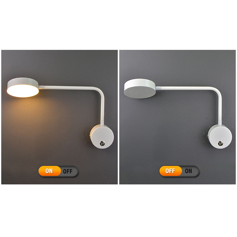 Modern minimalist einfarbige mit drehbarem LED-Wandstrahler lampe