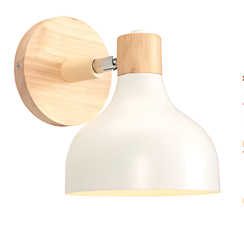 NordicWood | Rustikale Holz-Wandlampe