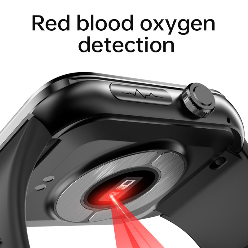 Frendorf | 1,81" Harnsäure Blutlipide Blutzucker Herzfrequenz EKG SOS Strahlungsniveau Körperzusammensetzung Sport Smart Watch