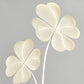 Modern Simplicity Iron Acrylic Rectangular Four-Leaf Clover Square Love Heart LED Wall Sconce Lamp For Bedside