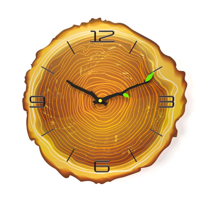 Frendorf | Jahresringe Wanduhr