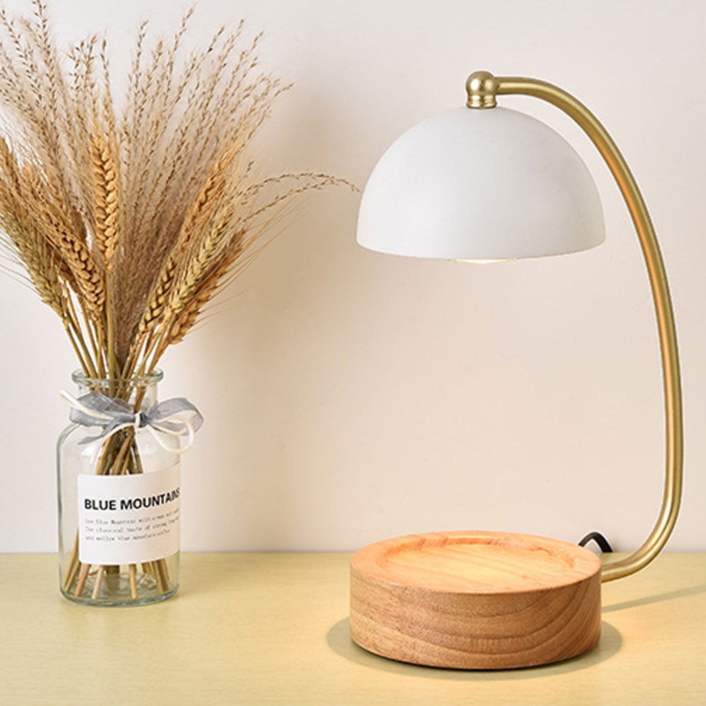 Frendorf | Lumivine Arto LED Tischlampe | Japanisches Design | Dimmbare Wachsoptik | Kreative Beleuchtung