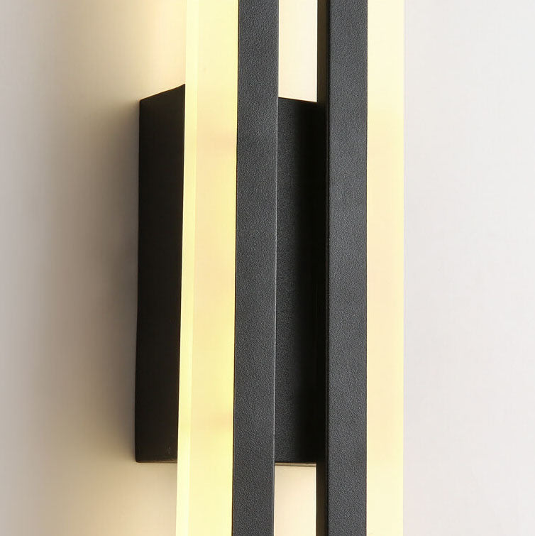 Frendorf | LuxLine Moderne LED Wandlampe | Minimalistisches Design | Eisen & Acryl | Dimmbares Licht