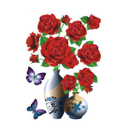 Frendorf | DIY Pflanze Vase 3D Stereo Aufkleber Selbstklebend