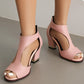 Frendorf | Leder Orthopädische Absatzsandalen
