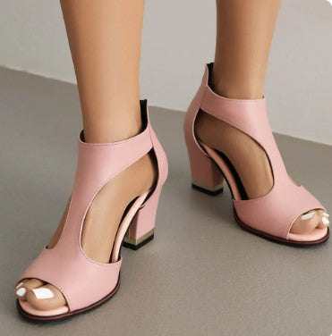 Frendorf | Leder Orthopädische Absatzsandalen