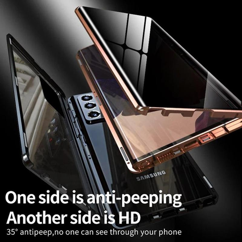 Frendorf | Samsung Anti-Peep Gehärtetes Glas Handyhülle