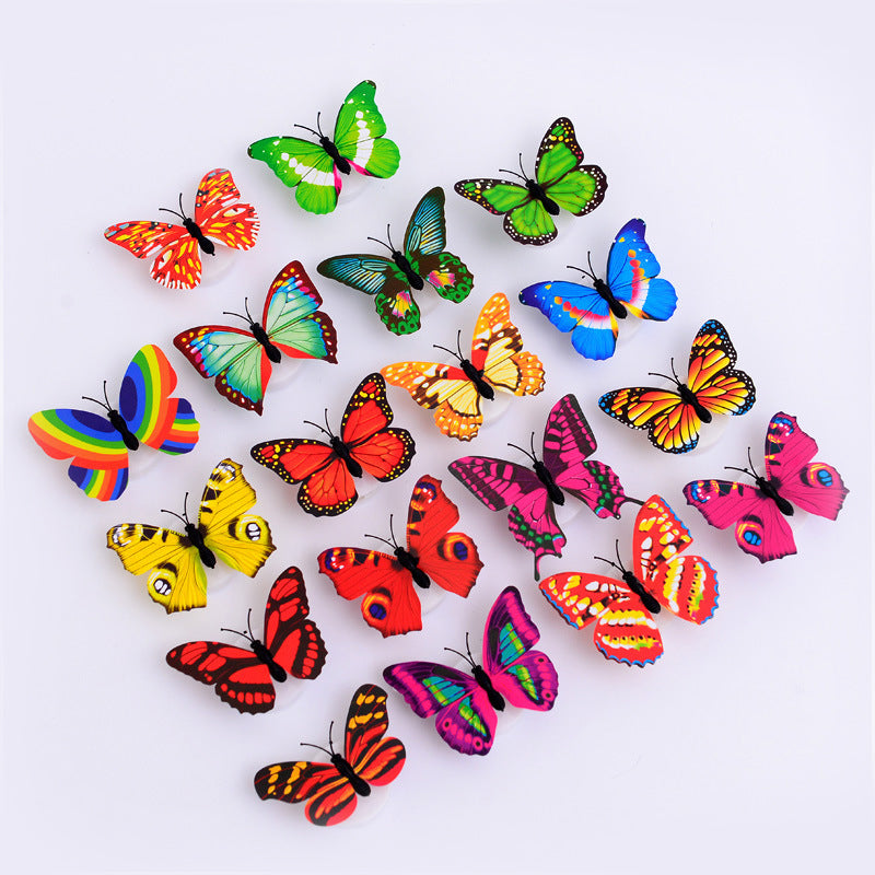 Frendorf | LumiWings - 3D bunte LED Schmetterlings Nachtlichter