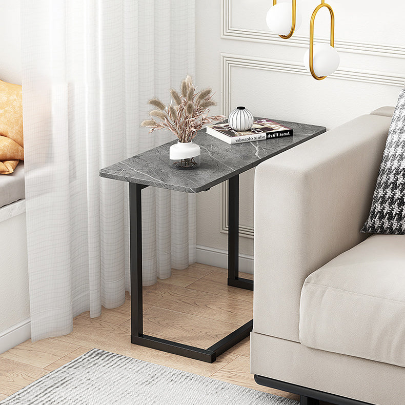 Frendorf | ModernoCurve C-Beistelltisch | MDF-Tischplatte | Modernes Design | Platzsparend | Perfekt für Wohnzimmer & Schlafzimmer