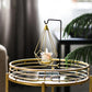 Frendorf | GeoLume Geometrischer Hängender Kerzenhalter oder Vase aus Eisen | Modernes Design | Vielseitige Deko