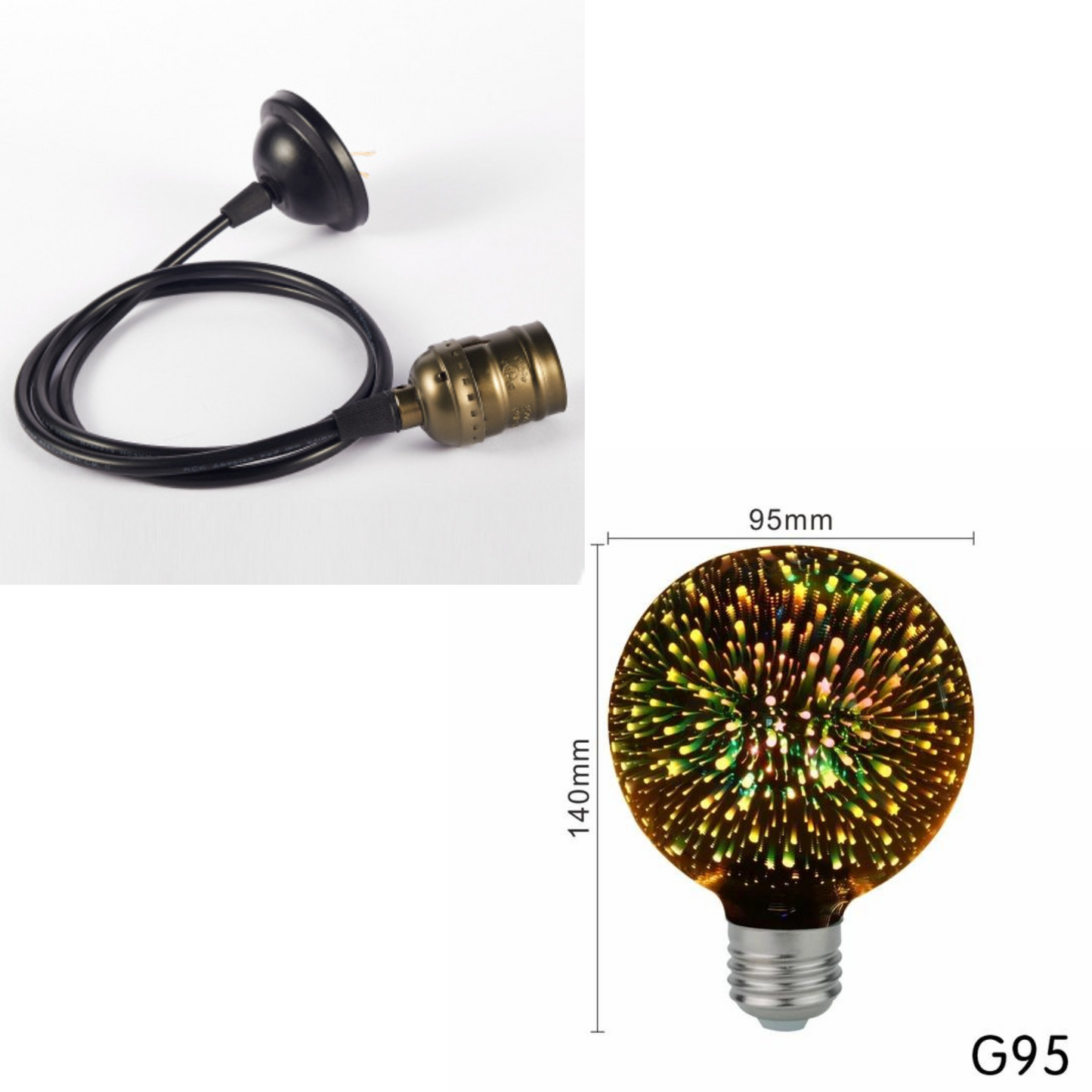 3D LED Feuerwerksbirne