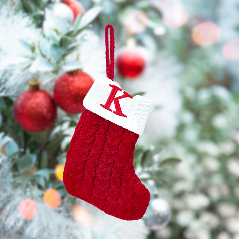 FestiveSocks | Personalisierte gestrickte Weihnachtssocken