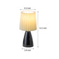 Frendorf | LumiElegance – Moderne Tischlampe mit plissiertem Stoffschirm