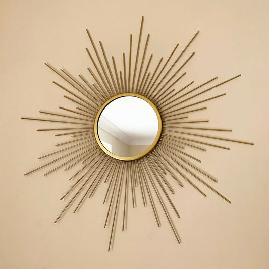Gold Sunburst Mirror 60cm