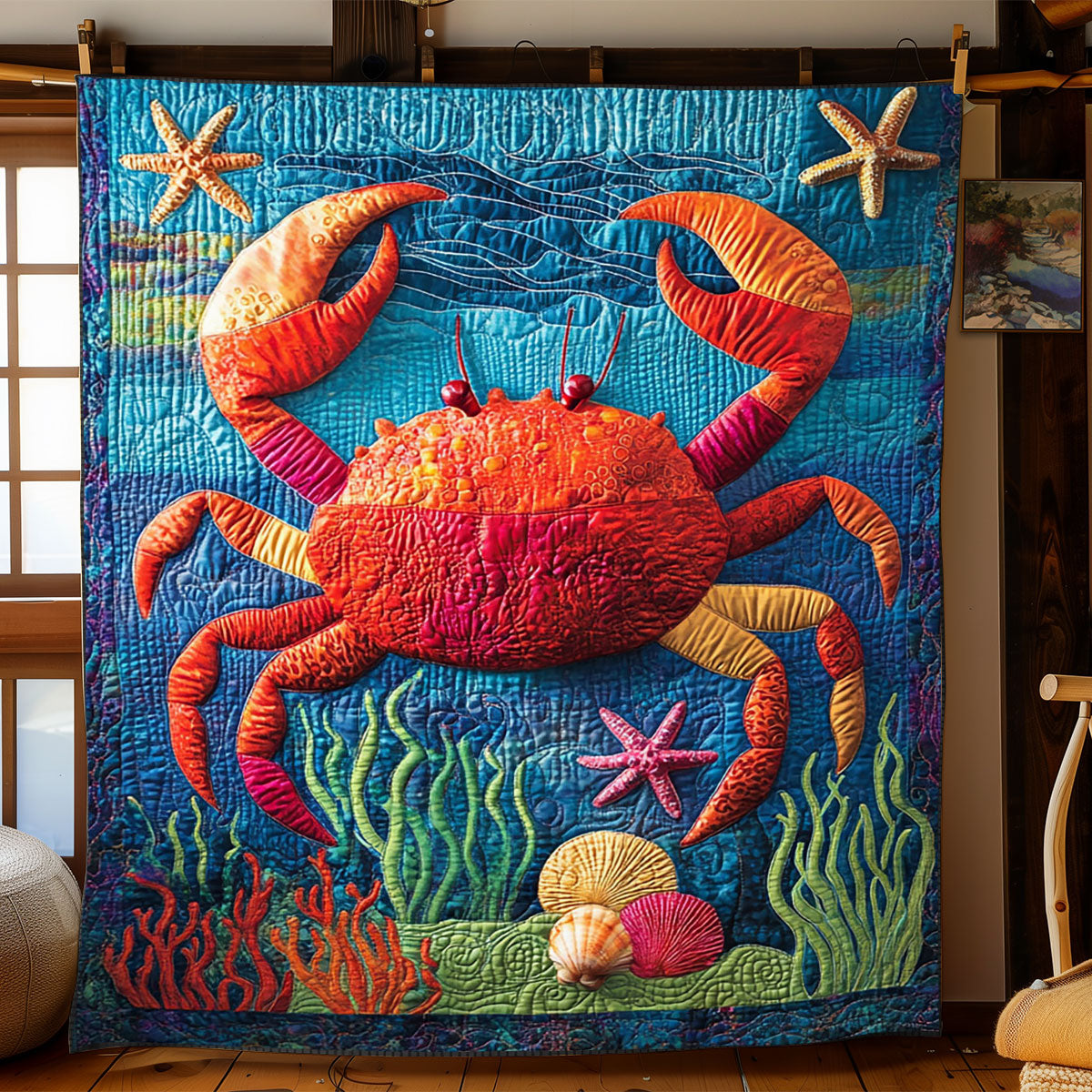 Crabby Coral Delight Quilt