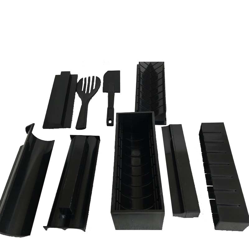 Frendorf | 11 Stück Set Sushi Maker Ausrüstungsset, Japanische Reisbällchen Kuchenrolle Mold