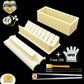 Frendorf | 11 Stück Set Sushi Maker Ausrüstungsset, Japanische Reisbällchen Kuchenrolle Mold