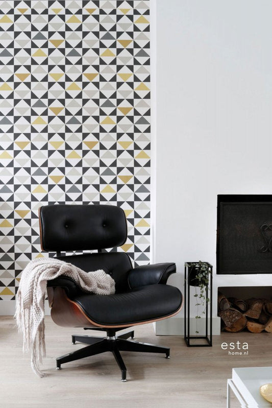 Frendorf | Geometrische Vlies-Tapete 139095, Scandi cool, Esta