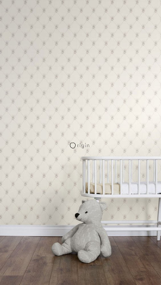 Frendorf | Creme Vliesstofftapete Polsterdesign 346832, Precious, Origin