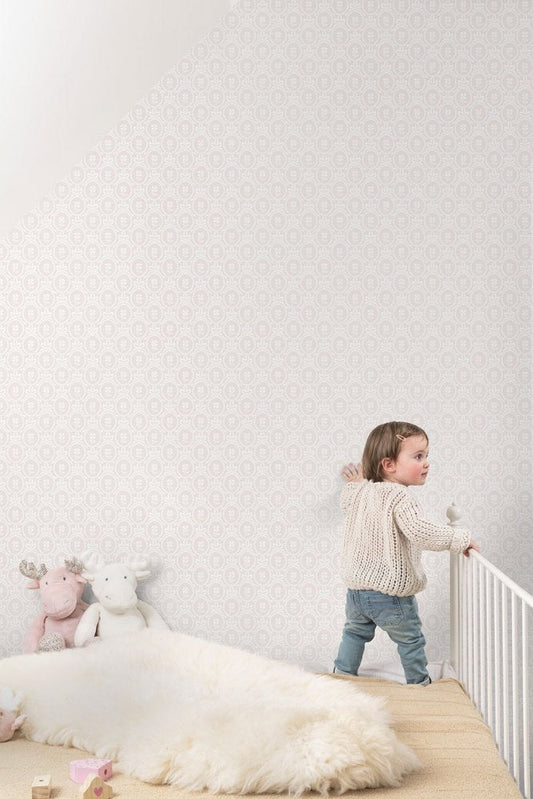 Frendorf | Cremige Tapete für das Mädchenzimmer LL-07-02-7, Jack´N Rose 2024, Grandeco