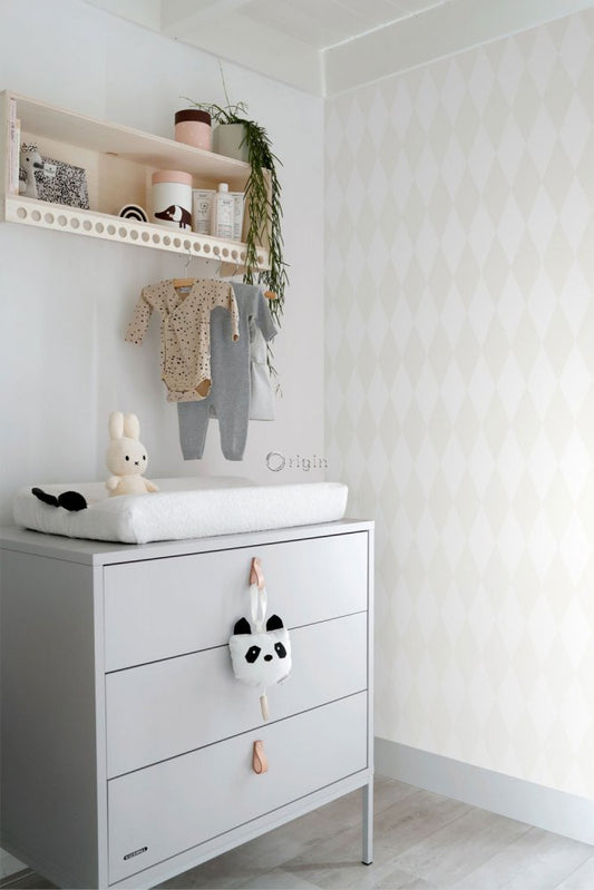 Frendorf | Geometrisches Muster Tapete - Diamanten 347693, Precious, Origin