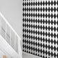 Frendorf | Geometrisches Muster Tapete - weiße und schwarze Rauten 347670, Precious, Ursprung