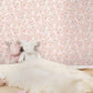 Frendorf | Grüne Fleece-Kinder-Tapete - Blumen, Hasen JS3102, Jack´N Rose 2024, Grandeco
