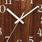 12 Zoll Leuchtende Wanduhr Holz Silent Licht in dunkler Nacht Nordischer Mode Wanduhr Geräuschlose Uhr mit Nachtlicht Geschenk