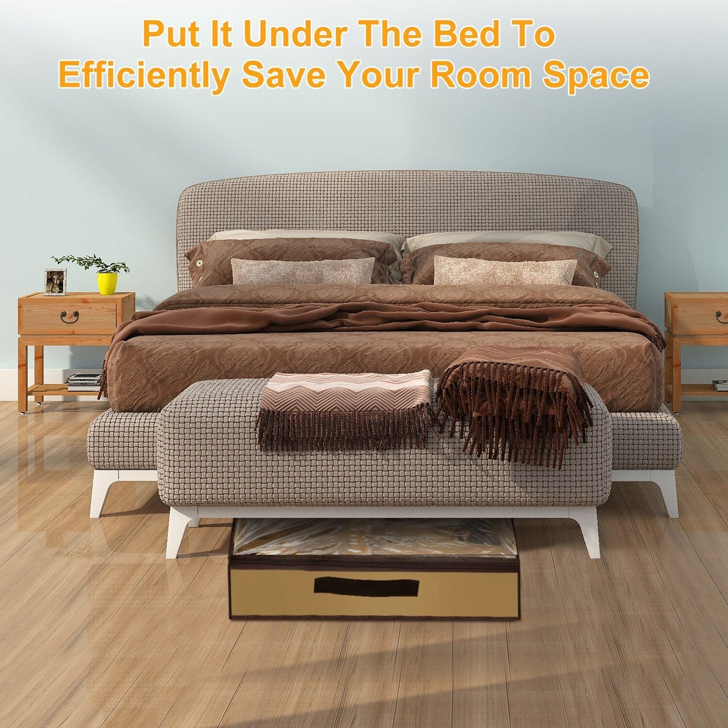 Frendorf | 12 Zellen Unter dem Bett Schuhe Organizer