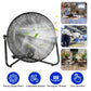 Frendorf | 12" Standventilator Kupfermotor Hochgeschwindigkeits mit 3 verstellbaren Geschwindigkeiten