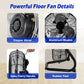 Frendorf | 12" Standventilator Kupfermotor Hochgeschwindigkeits mit 3 verstellbaren Geschwindigkeiten