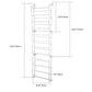 Frendorf | 12 Schichten Wandhängender Kleiderschrank
