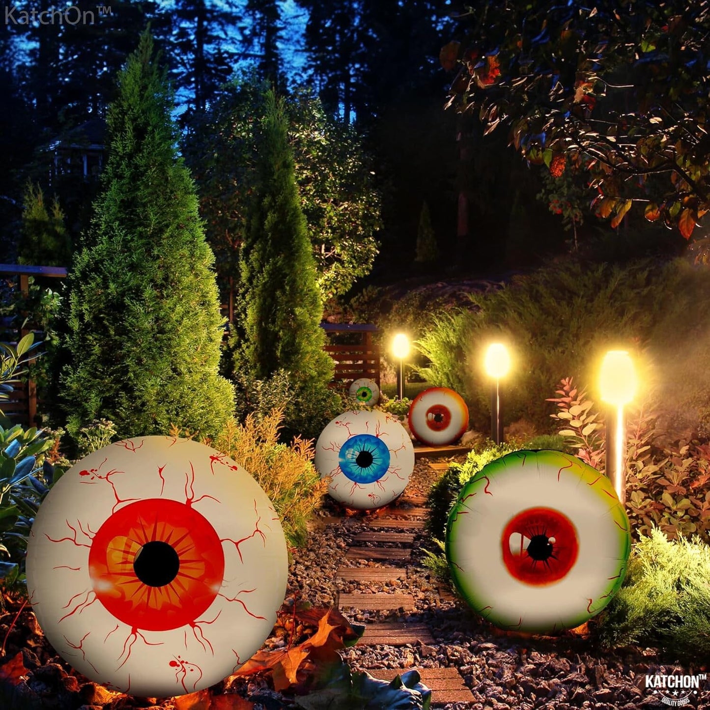 Frendorf | 12er-Pack: 22-Zoll Halloween-Augenballons