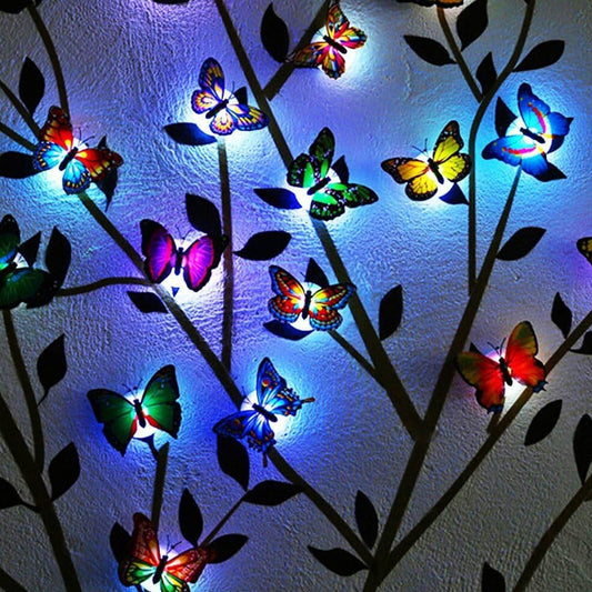 Frendorf | 12er-Pack: LED Schmetterlingsdekoration Nachtlicht