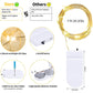 Frendorf | 12er-Pack: LED-Feenlichter batteriebetriebene Lichterkette