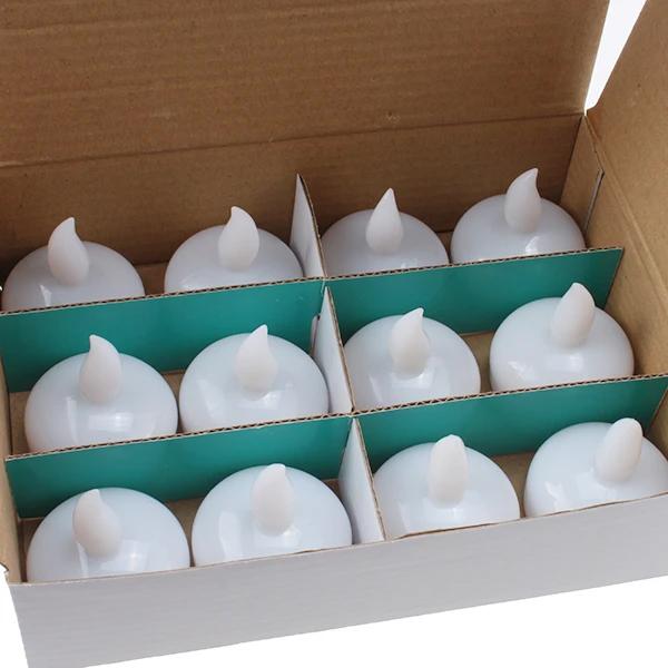 Frendorf | 12er-Pack: LED Schwimmende Tee Wasserdichte Flammenlose Kerze