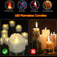 Frendorf | 12-Pack: LED Timer Kerzen Dekoration