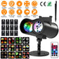Frendorf | 12 Muster LED Projektorlichter IP65 wasserdichter Ozeanwellenprojektorlampe mit Fernbedienung Timer