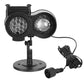 Frendorf | 12 Muster LED Projektorlichter IP65 wasserdichter Ozeanwellenprojektorlampe mit Fernbedienung Timer