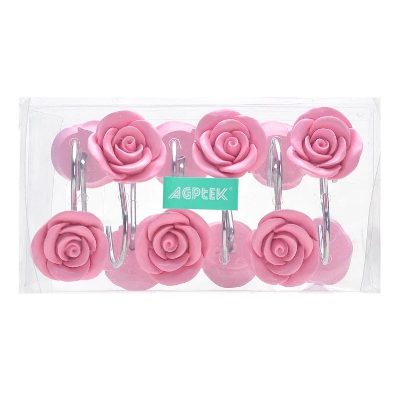 Frendorf | 12-teilige: AGPtek Fashion Decorative Home Rose Vorhanghaken