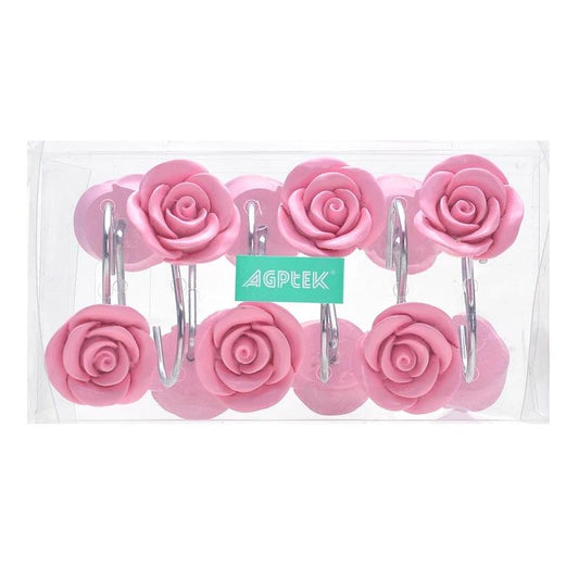 Frendorf | 12-teilige: AGPtek Fashion Decorative Home Rose Vorhanghaken