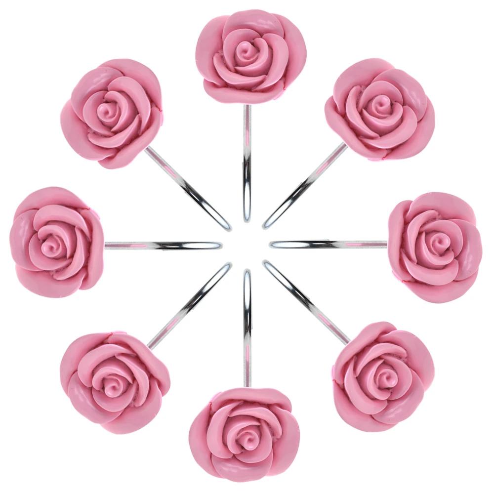 Frendorf | 12-teilige: AGPtek Fashion Decorative Home Rose Vorhanghaken