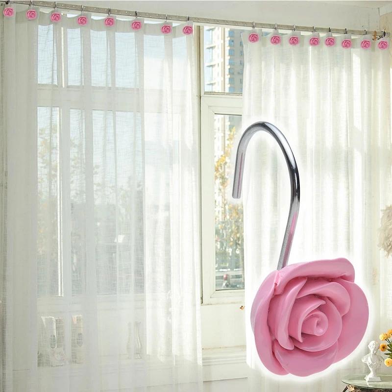 Frendorf | 12-teilige: AGPtek Fashion Decorative Home Rose Vorhanghaken
