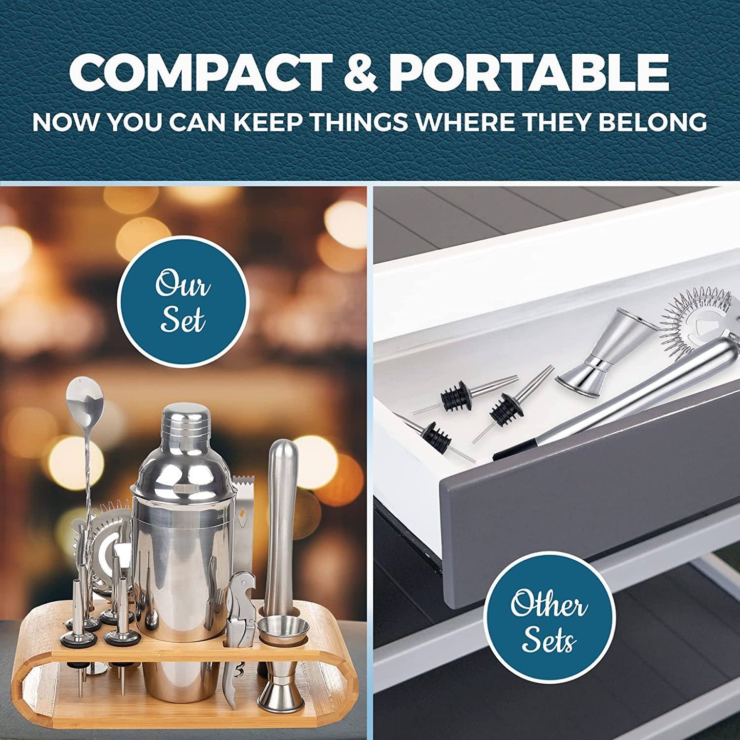 Frendorf | 12-Teilig: Cocktail-Shaker-Set