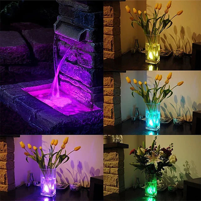 Frendorf | 12-teilige: LED RGB Tauchlicht Fernbedienung Dekoratives Licht