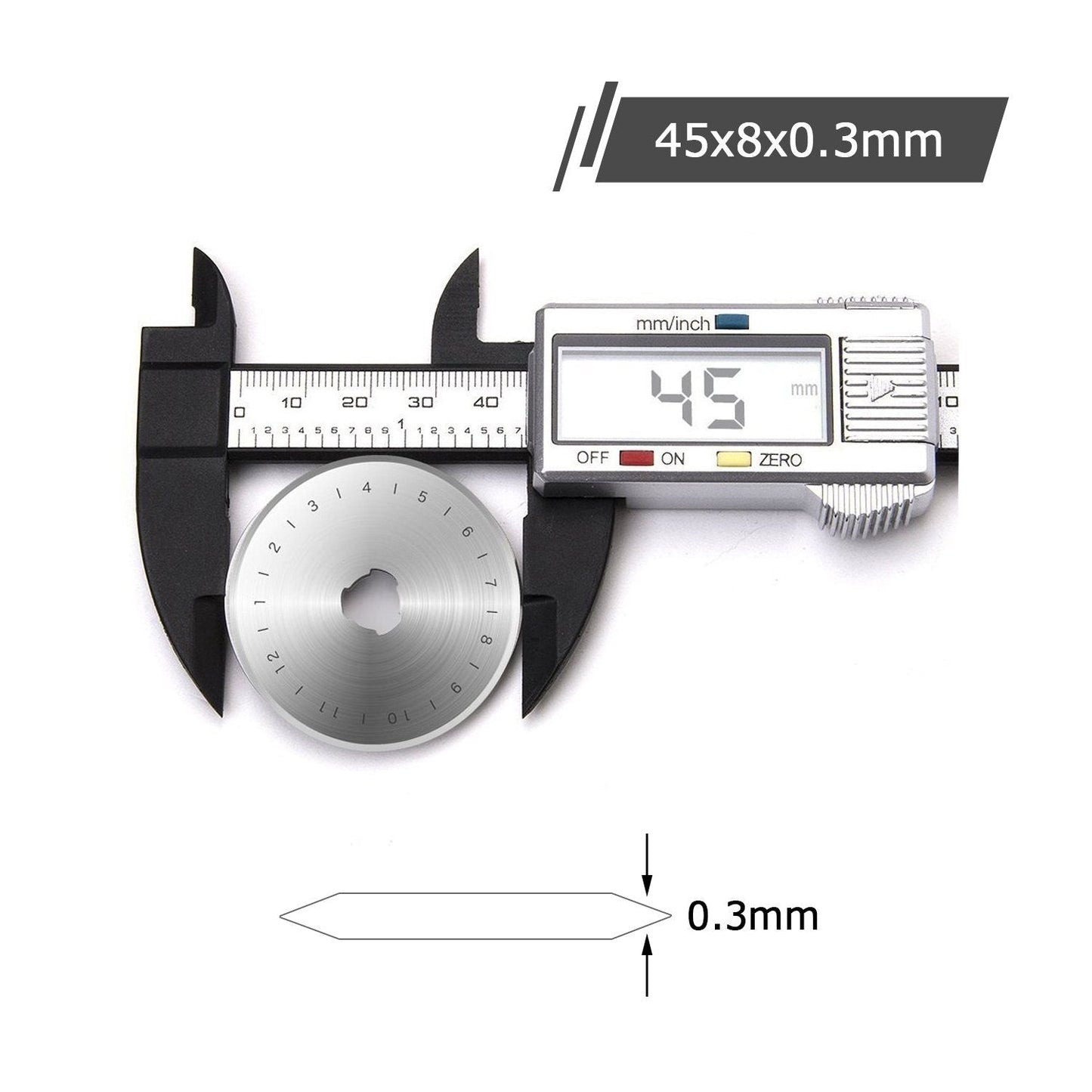 Frendorf | 12-teiliger Satz: 45mm Rollschneiderklingen
