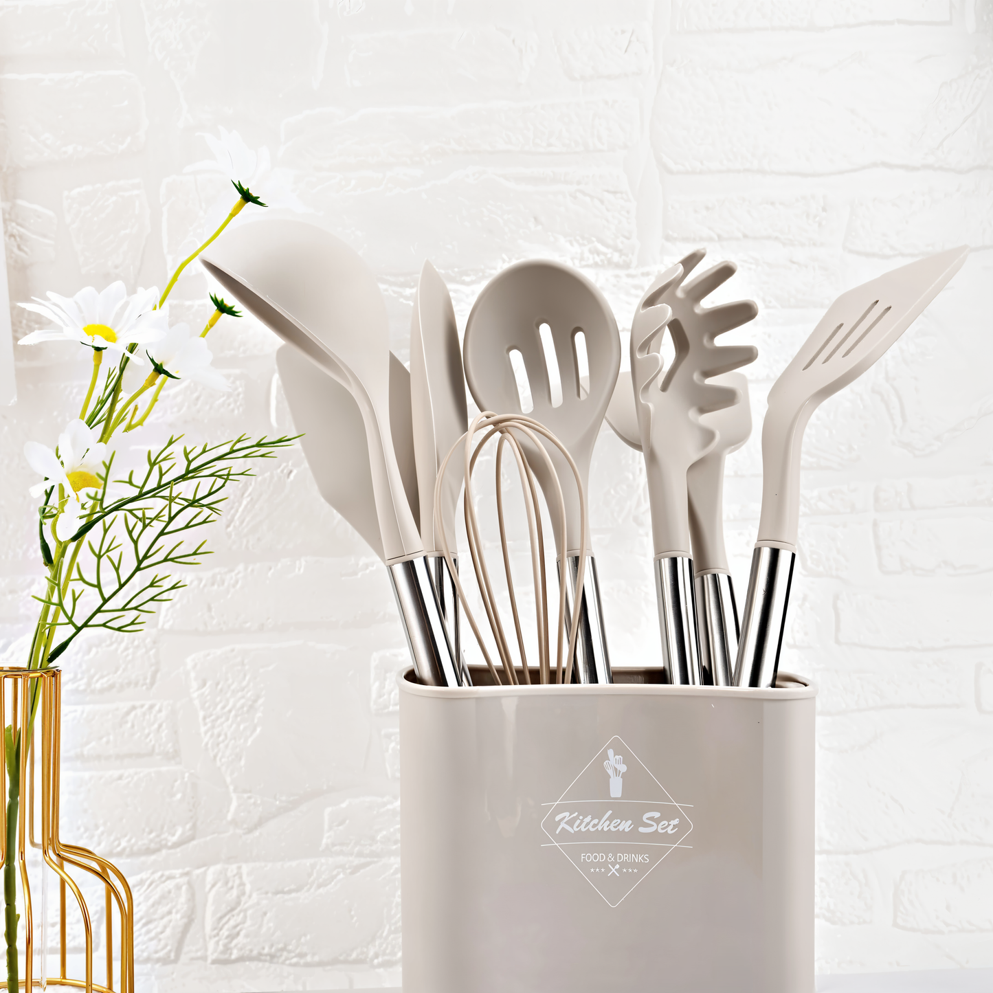 Frendorf | 12-teiliges Silikon-Küchenutensilien-Set – Culinara Pro