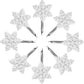 Frendorf | 12-Teile: Weihnachts-Duschvorhang Anti-Rost Haken