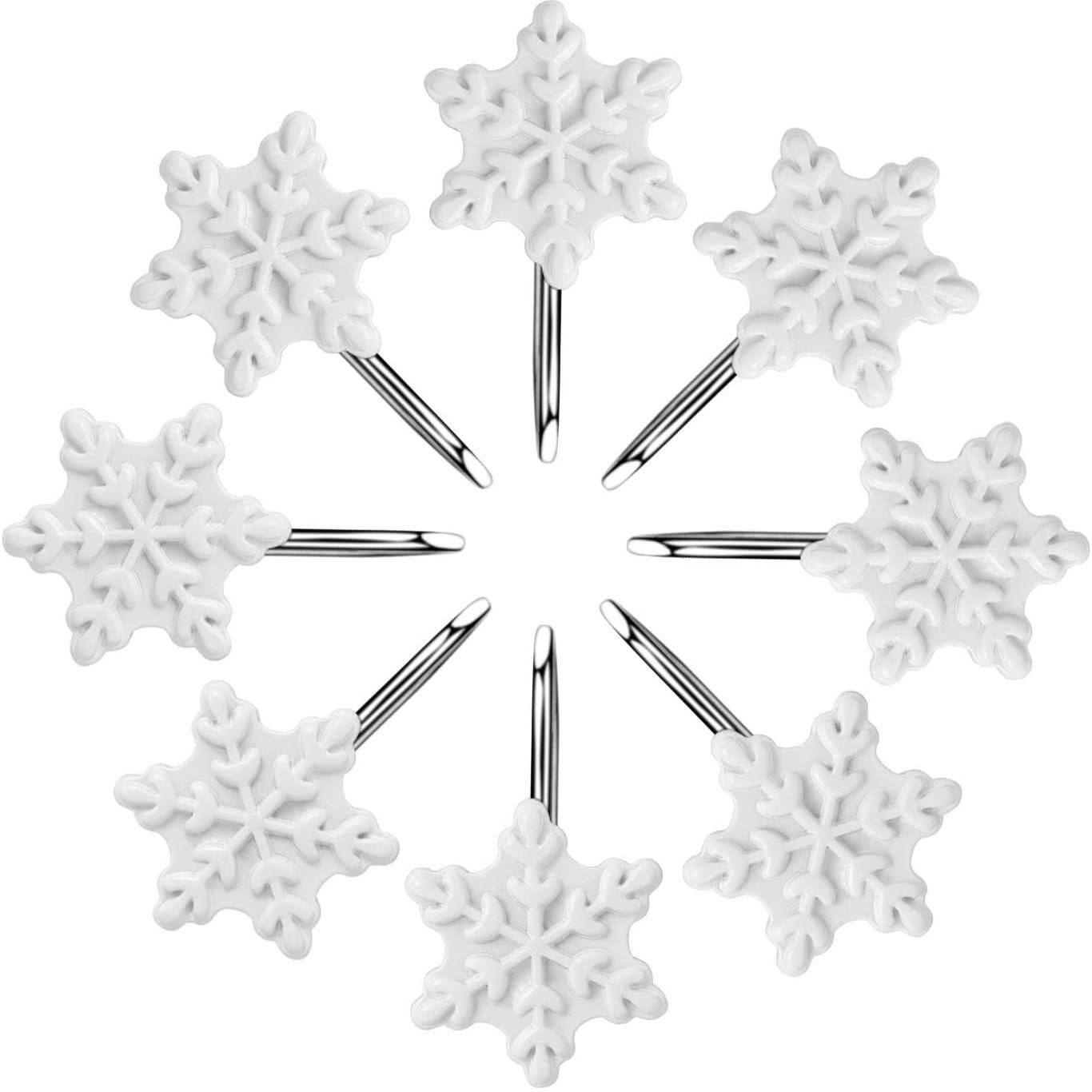 Frendorf | 12-Teile: Weihnachts-Duschvorhang Anti-Rost Haken